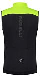Softshellowa kamizelka na rower Rogelli ESSENTIAL z oddychającymi plecami, odblaskowo żółta - 2