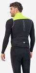 Softshellowa kamizelka na rower Rogelli ESSENTIAL z oddychającymi plecami, odblaskowo żółta - 4