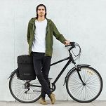 Pojemna torba rowerowa 60 l na bagażnik - Wozinsky WBB13BK - 15