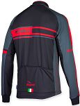  Rogelli ANDRANO - bluza rowerowa - 001.313 black/anthracite/red- Rozmiar S  - 2