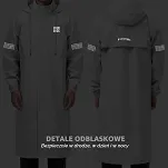 Płaszcz przeciwdeszczowy Rockbros YPY025 unisex długi i oddychający - czarny - 6