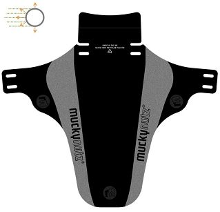 Błotnik przedni Mucky Nutz Face Fender - reflective