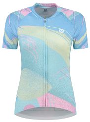 Damska koszulka Rogelli VINTAGE niebiesko-różowa roz. L