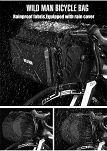 Torba rowerowa na kierownicę Wild Man Bag GS6 - 4