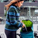 Sakwa rowerowa tylna E-bike Ortlieb Pedal-Mate 16L - Dark Sand - 9