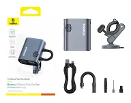 Pompka elektryczna Baseus PrimeTrip Series z cyfrowym wyświetlaczem - 150 psi/10 bar - 6