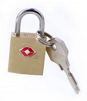 Kłódka podróżna na kluczyk Rockland TRAVEL LOCK MINI