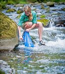 Worek na wodę Ortlieb Water Sack 10L Blue (prysznic) - 5