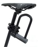 Blokada U-lock Author CLIFF ART (16mm / 7,5×15cm) + linka 12mm / 100cm, - 2
