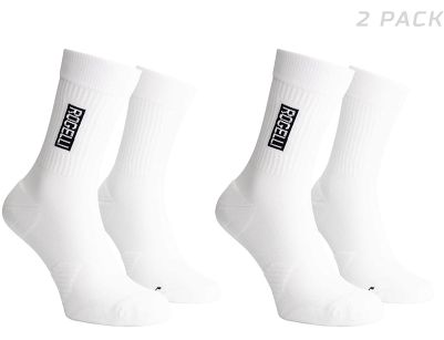 Wygodne skarpety sportowe Rogelli DISTANCE - 2 pary, Białe