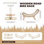 Drewniany stojak do rowerów szosowych Rockbros MZTCJ01 - 6