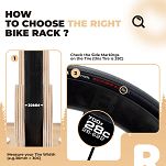 Drewniany stojak do rowerów szosowych Rockbros MZTCJ01 - 9