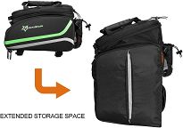 Torba rowerowa na bagażnik Rockbros A6-1BK | 10-35 L - 4