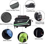 Torba rowerowa na bagażnik Rockbros A6-1BK | 10-35 L - 6