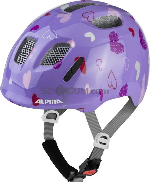 Kask rowerowy dziecięcy Alpina XIMO 2  - PURPLE HEARTS