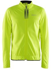 Kurtka rowerowa męska CRAFT Rime Jacket, żółta - Rozmiar S