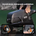 Torba na ramę 0,6L Rockbros AS-134 Road to Sky - wodoodporna, czarna - 7