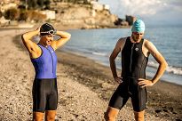 Strój triathlonowy Rogelli Florida czarno-niebieski, unisex - 7