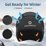 Zimowa czapka pod kask z membraną Rockbros YPP044 szara - 6