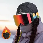 Zimowa czapka pod kask z membraną Rockbros YPP044 szara - 5
