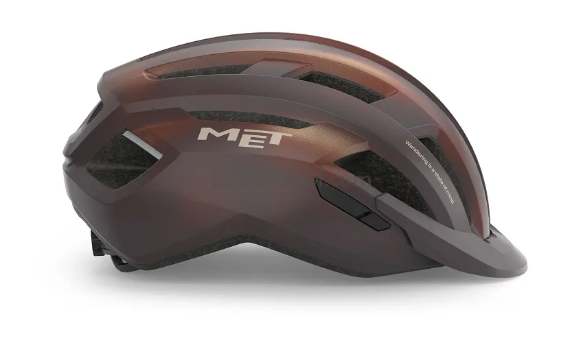 Kask rowerowy Met Allroad MIPS - elderberry matt