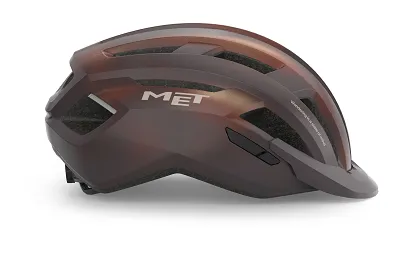Kask rowerowy Met Allroad MIPS - elderberry matt
