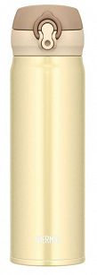 Mobilny termokubek Thermos Motion 0,5 L kremowy złoty