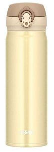Mobilny termokubek Thermos Motion 0,5 L kremowy złoty