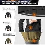 Kurtka przeciwwiatrowa Rockbros YPW071 khaki - 5