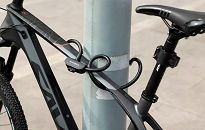 Zapięcię rowerowe Rockbros RKS515-BK - 110cm - 6