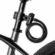 Zapięcię rowerowe Rockbros RKS515-BK - 110cm - 5