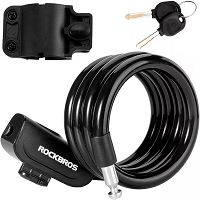 Zapięcię rowerowe Rockbros RKS515-BK - 110cm