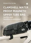 Magnetyczna 100% wodoszczelna torebka na ramę Rockbros AS-133 black - S 0,6L | L 0,9L - 11