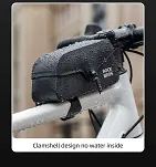 Magnetyczna 100% wodoszczelna torebka na ramę Rockbros AS-133 black - S 0,6L | L 0,9L - 12