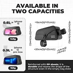 Magnetyczna 100% wodoszczelna torebka na ramę Rockbros AS-133 black - S 0,6L | L 0,9L - 3