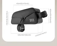 Magnetyczna 100% wodoszczelna torebka na ramę Rockbros AS-133 black - S 0,6L | L 0,9L - 5