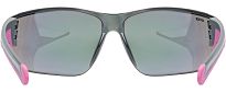 Okulary sportowe UVEX Equate - grey-pink matt / mirror pink - 3