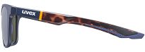 Okulary UVEX LGL 42 - blue matt havanna / litemirror silver - 4