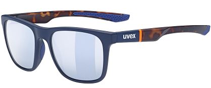 Okulary UVEX LGL 42 - blue matt havanna / litemirror silver