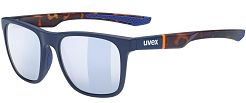 Okulary UVEX LGL 42 - blue matt havanna / litemirror silver