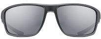 Okulary sportowe UVEX Sportstyle 230 - black matt / mirror silver - 2
