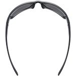 Okulary sportowe UVEX Sportstyle 230- black matt / mirror silver - 5