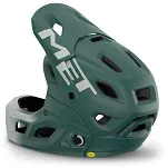 Kask z odpinaną szczęką MET Parachute MCR MIPS - seaweed gray matt - 4