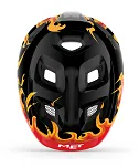 Kask dla najmłodszych MET Hooray MIPS - black flames gloss - 3