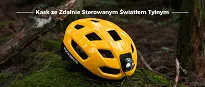 Inteligętny kask Rockbros ZK-031 yellow – zdalnie sterowane oświetlenie i kierunkowskazy - 11