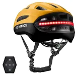 Inteligętny kask Rockbros ZK-031 yellow – zdalnie sterowane oświetlenie i kierunkowskazy - 3