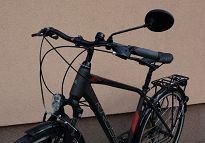 Lusterko rowerowe AJS, krótkie ramię - 4