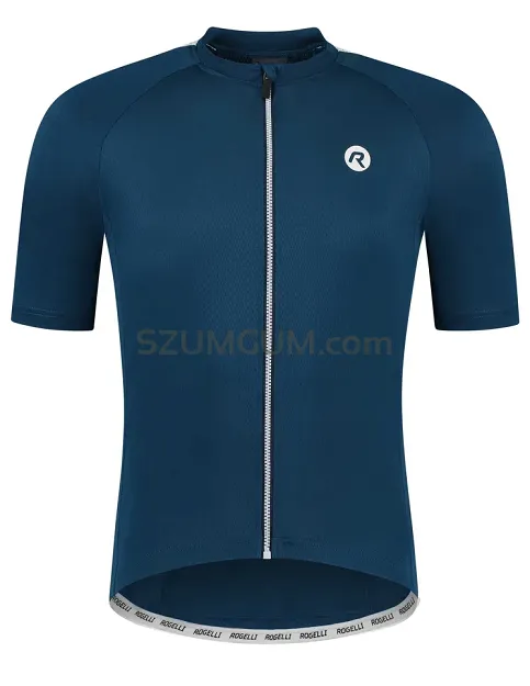 Klasyczna koszulka na rower Rogelli EXPLORE, granatowa