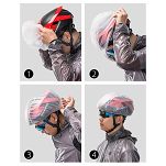 Pokrowiec przeciwdeszczowy na kask Rockbros 20001GN - neon - 8