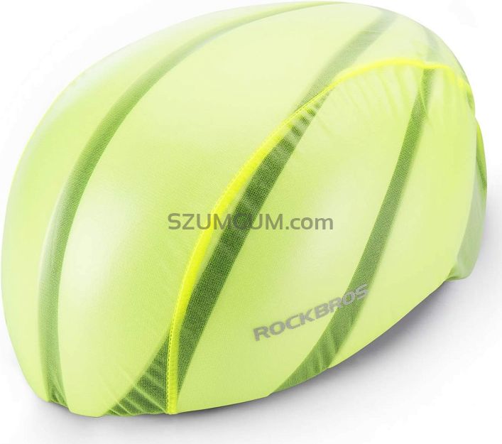 Pokrowiec przeciwdeszczowy na kask Rockbros 20001GN - neon